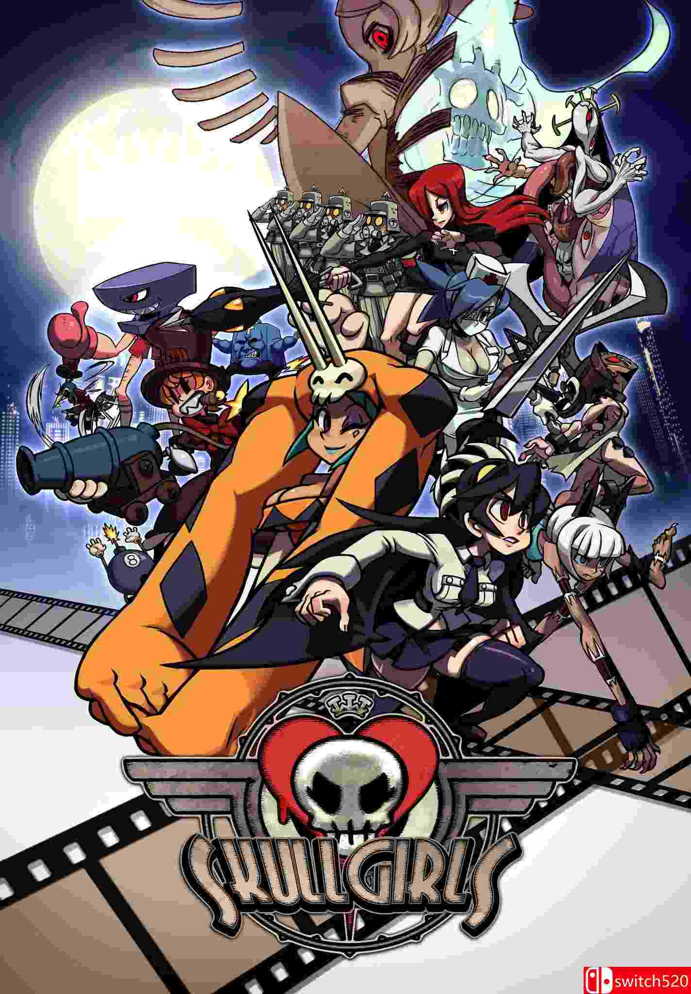 《骷髅女孩（Skullgirls）》Build 20150930 集成6个DLCs 3DM免安装破解版[EN]
