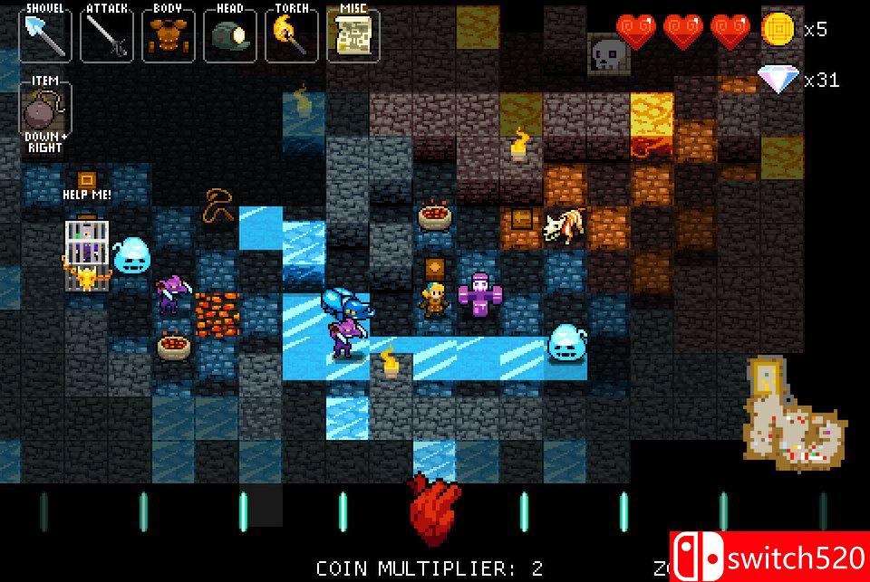 《节奏地牢（Crypt of the NecroDancer）》v2.57 3DM免安装中英文未加密版[CN/EN]_2