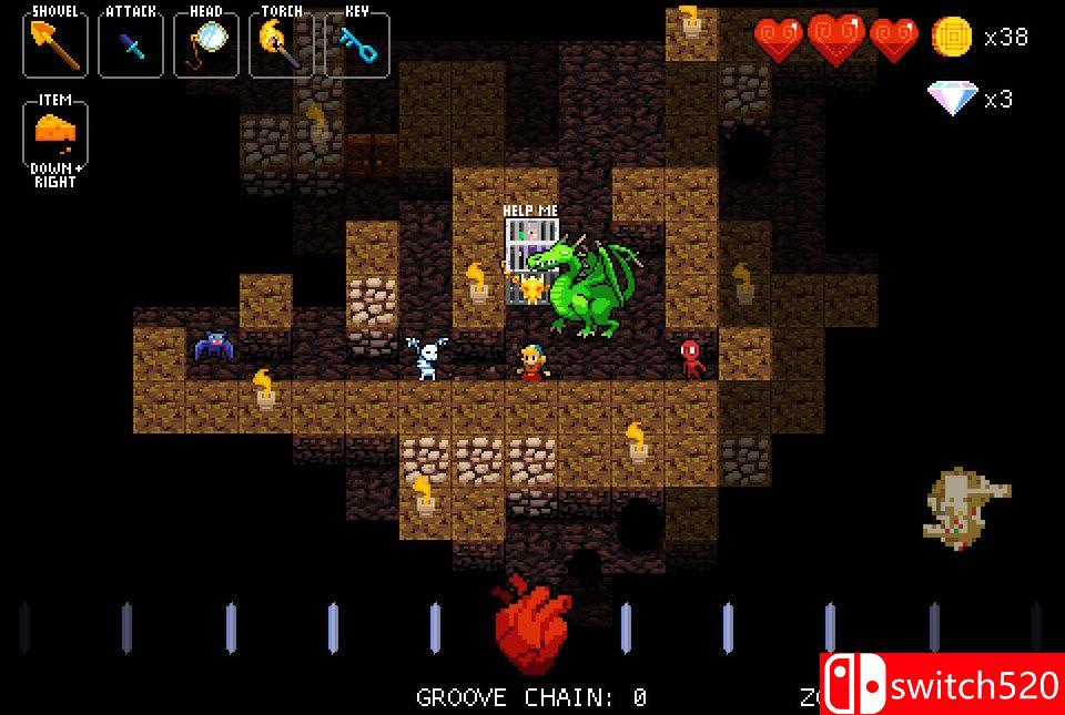 《节奏地牢（Crypt of the NecroDancer）》v2.57 3DM免安装中英文未加密版[CN/EN]_3