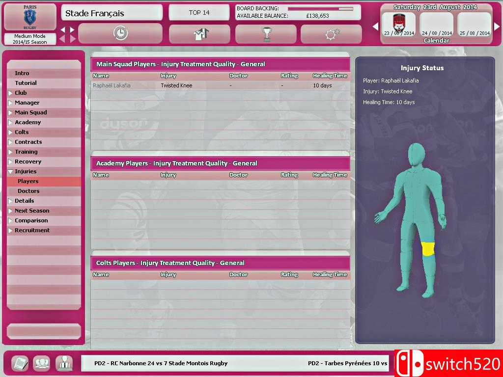 《橄榄球联盟经理2015（Rugby Union Team Manager 2015）》POSTMORTEM破解版[EN]_1