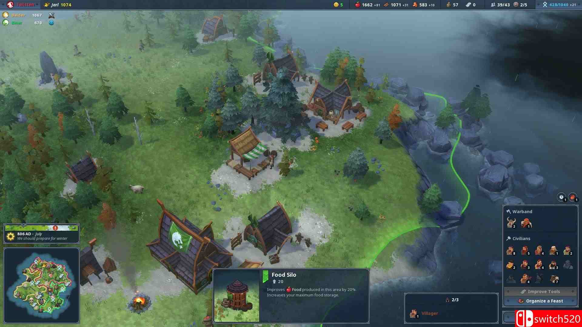 《北加尔（Northgard）》官方中文 v0.2.4971 Beta版 3DM免安装中英文未加密版[CN/EN]_1