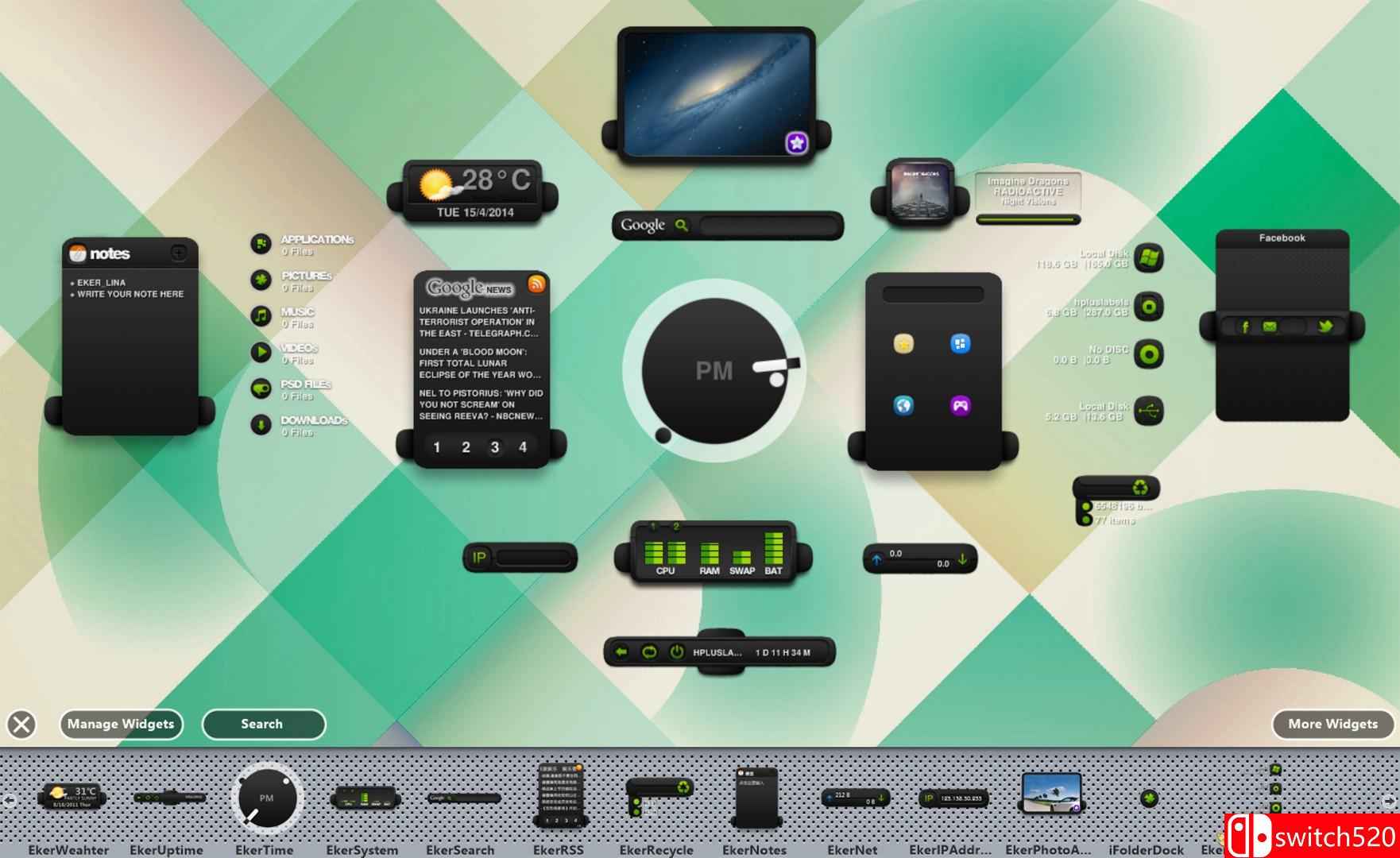 《XWidget（XWidget）》DARKZER0硬盘版[CN/TW/EN]_1