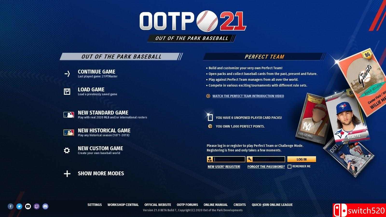 《劲爆美国棒球21（Out of the Park Baseball 21）》CODEX镜像版[EN]_1