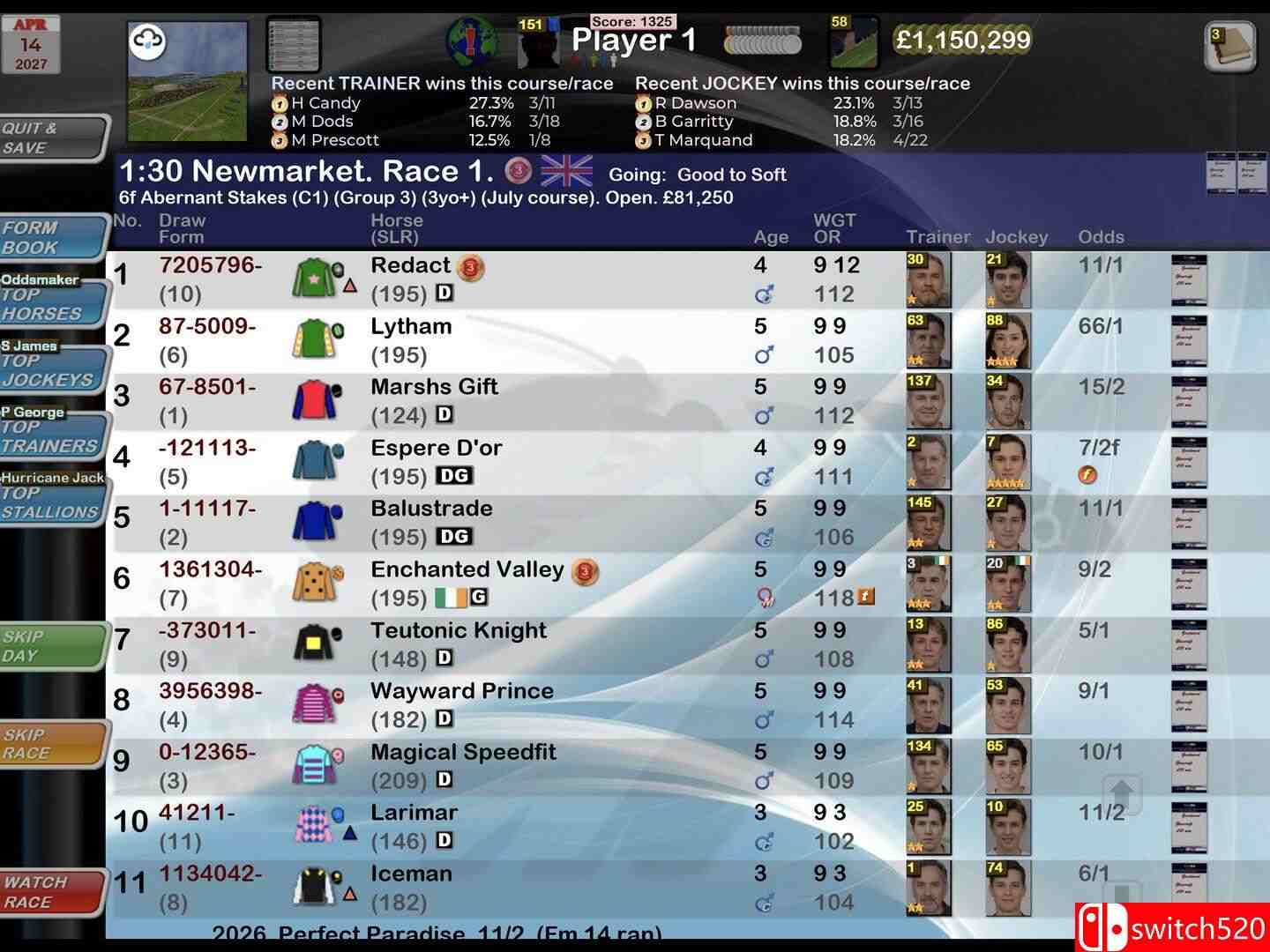 《起跑命令：触摸赛马（Starters Orders Touch Horse Racing）》SKIDROW镜像版[EN]_1