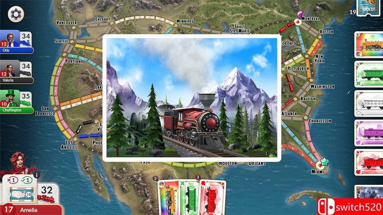《车票之旅（Ticket to Ride）》集成瑞士扩展包DLC TENOKE镜像版[EN]_4