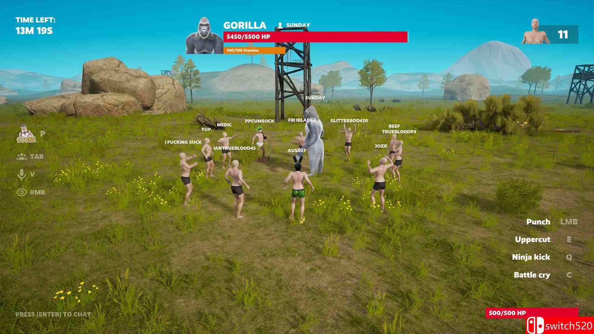 《大猩猩对战百人（100 Men vs 1 Gorilla）》P2P硬盘版[EN]_1