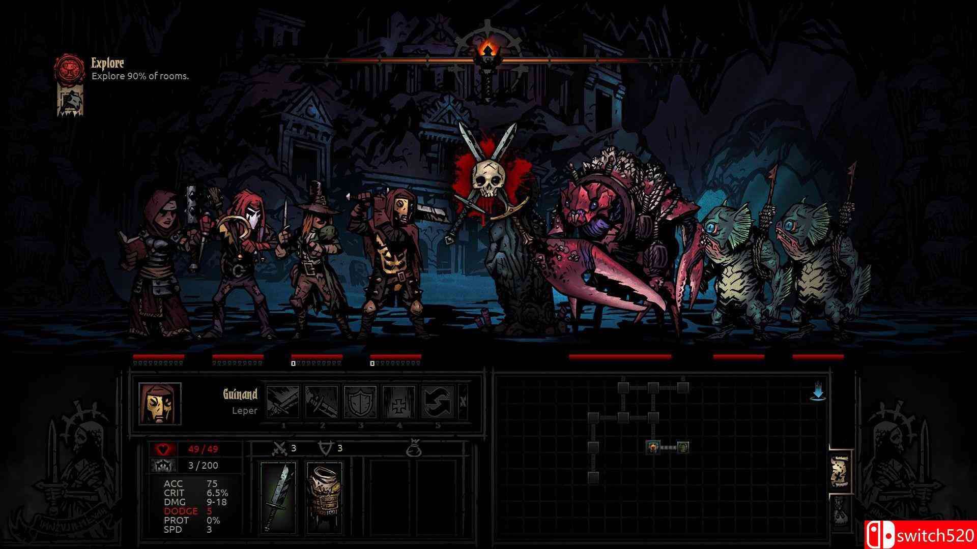 《暗黑地牢（Darkest Dungeon）》官方中文 v26186a DINOByTES镜像版[CN/EN/JP]_4