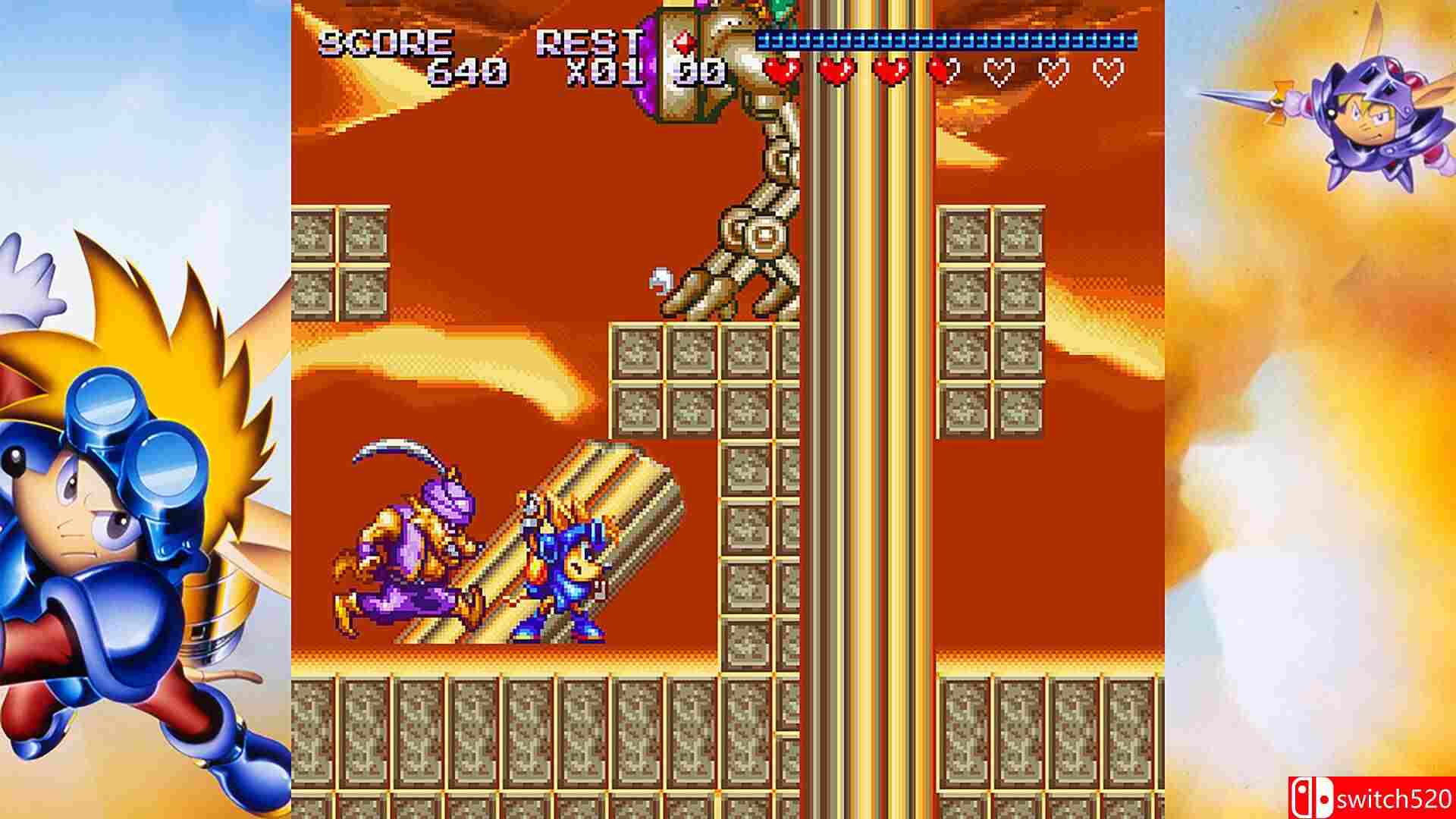 《火箭骑士大冒险：重燃合集（Rocket Knight Adventures: Re-Sparked）》DINOByTES镜像版[EN]_2