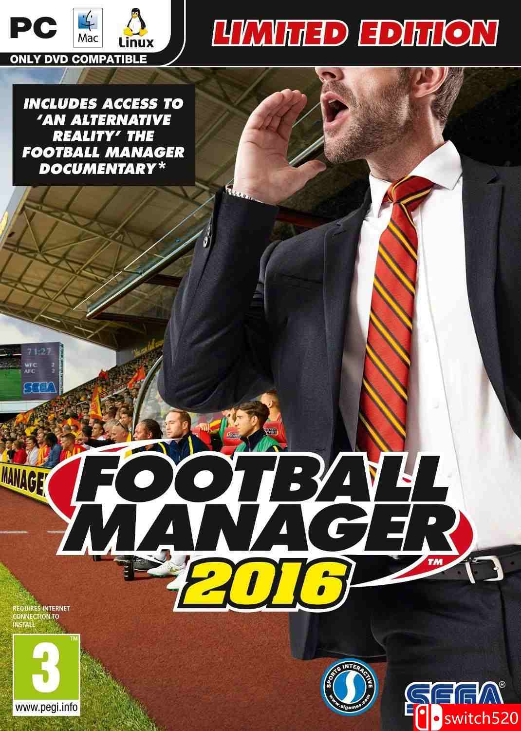 《足球经理2016（Football Manager 2016）》v16.1.1 PC破解版[EN][更新破解]
