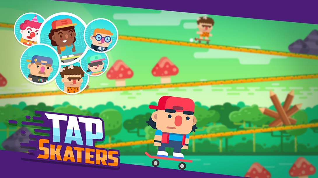 速降滑板比赛游戏 Tap Skaters_Switch游戏_任天堂switch游戏下载_ns游戏下载_switch游戏下载_大气层游戏_TX游戏_xci游戏_nsp游戏_nsz游戏_switch金手指_ns金手指mod_任天堂游戏修改_switch520_Switch2_switch游戏下载_switch520_0