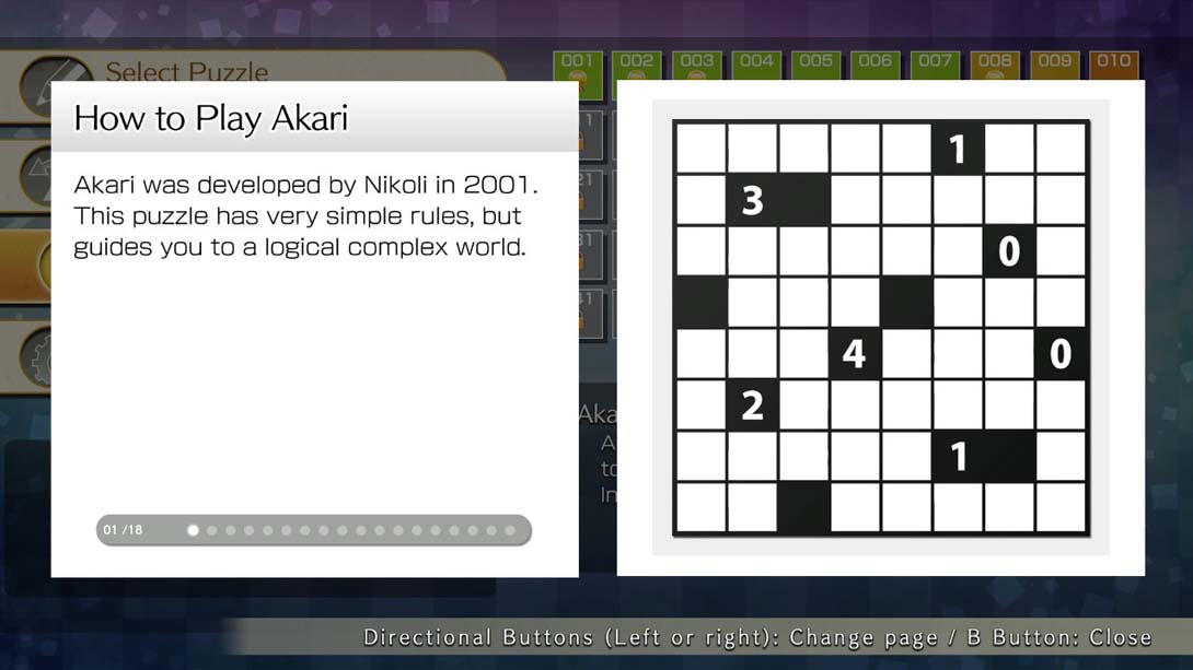 Puzzle by Nikoli S Akari_Switch游戏_任天堂switch游戏下载_ns游戏下载_switch游戏下载_大气层游戏_TX游戏_xci游戏_nsp游戏_nsz游戏_switch金手指_ns金手指mod_任天堂游戏修改_switch520_Switch2_switch游戏下载_switch520_4