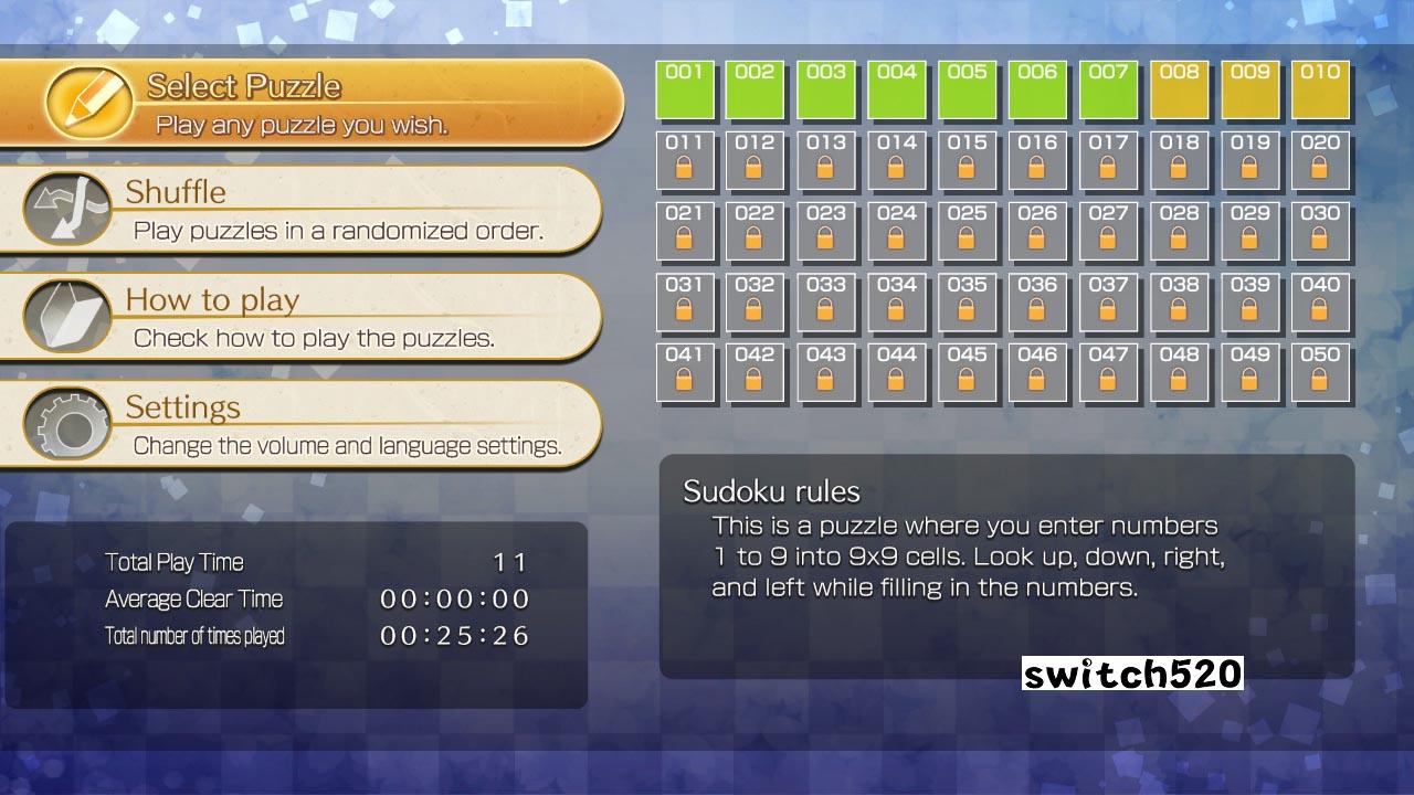 Puzzle by Nikoli S Sudoku_Switch游戏_任天堂switch游戏下载_ns游戏下载_switch游戏下载_大气层游戏_TX游戏_xci游戏_nsp游戏_nsz游戏_switch金手指_ns金手指mod_任天堂游戏修改_switch520_Switch2_switch游戏下载_switch520_3