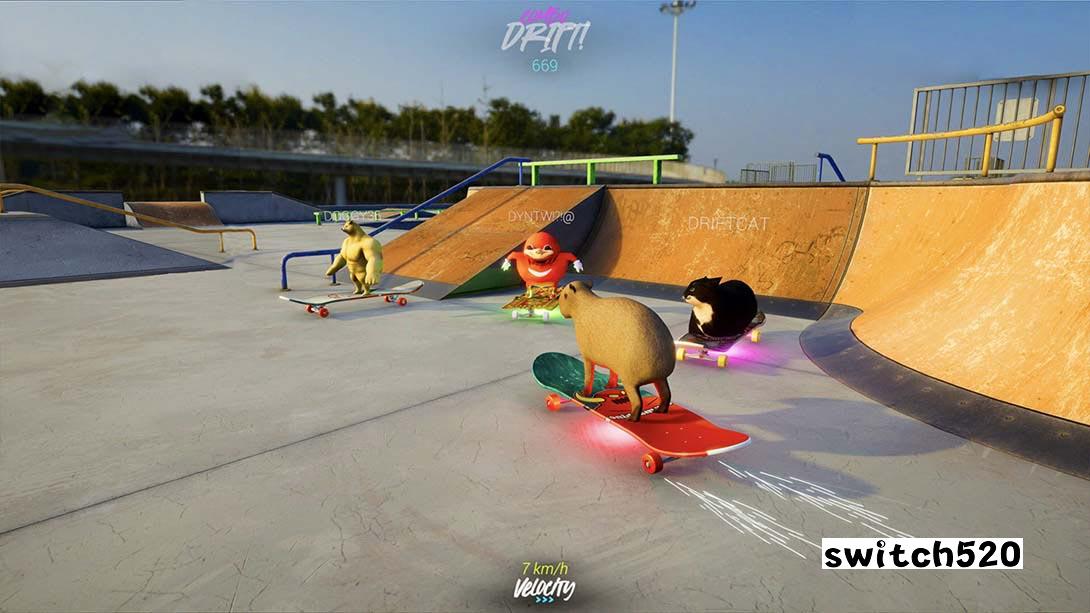 滑板漂流与麦克斯韦猫:游戏模拟器 Skateboard Drifting with Maxwell Cat: The Game Simulator_Switch游戏_任天堂switch游戏下载_ns游戏下载_switch游戏下载_大气层游戏_TX游戏_xci游戏_nsp游戏_nsz游戏_switch金手指_ns金手指mod_任天堂游戏修改_switch520_Switch2_switch游戏下载_switch520_5