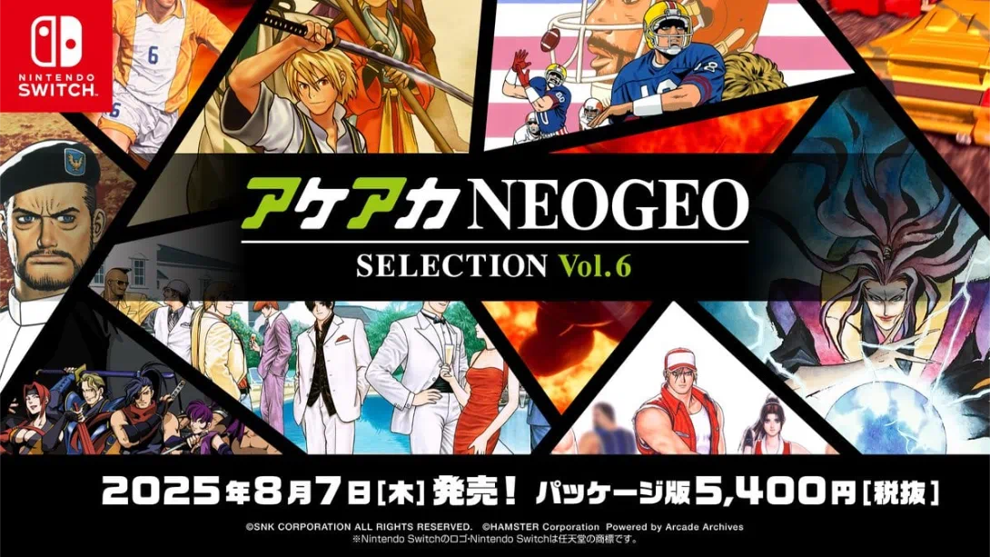 ACA NEOGEO 精选集 Vol.6 .ACA NEOGEO SELECTION Vol.6_选集_Switch游戏_任天堂switch游戏下载_ns游戏下载_switch游戏下载_大气层游戏_TX游戏_xci游戏_nsp游戏_nsz游戏_switch金手指_ns金手指mod_任天堂游戏修改_switch520_Switch2_switch游戏下载_switch520_0