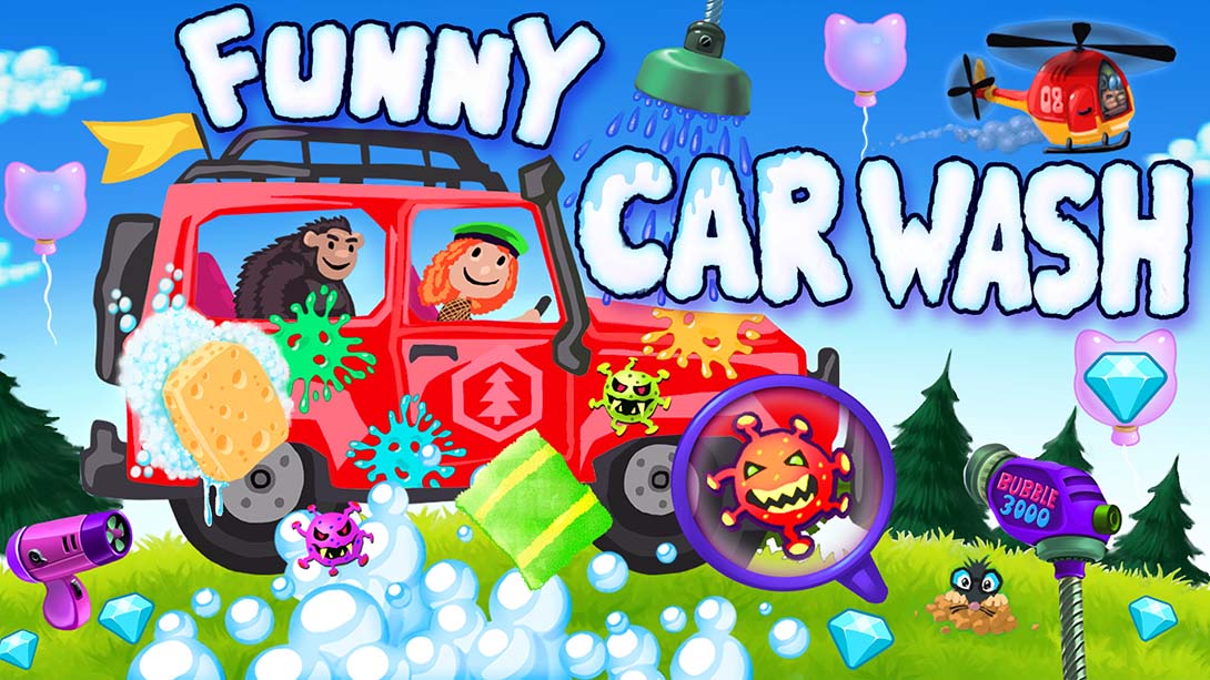 有趣的洗车 - 儿童和幼儿的卡车和汽车游戏车库Funny Car Wash - Trucks & Cars Game Garage for Kids &_Switch游戏_任天堂switch游戏下载_ns游戏下载_switch游戏下载_大气层游戏_TX游戏_xci游戏_nsp游戏_nsz游戏_switch金手指_ns金手指mod_任天堂游戏修改_switch520_Switch2_switch游戏下载_switch520_0