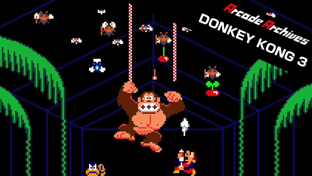 街机档案：森喜刚3 Arcade Archives DONKEY KONG 3_Switch游戏_任天堂switch游戏下载_ns游戏下载_switch游戏下载_大气层游戏_TX游戏_xci游戏_nsp游戏_nsz游戏_switch金手指_ns金手指mod_任天堂游戏修改_switch520_Switch2_switch游戏下载_switch520_0