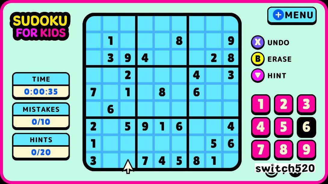 儿童数独 .Sudoku for Kids_Switch游戏_任天堂switch游戏下载_ns游戏下载_switch游戏下载_大气层游戏_TX游戏_xci游戏_nsp游戏_nsz游戏_switch金手指_ns金手指mod_任天堂游戏修改_switch520_Switch2_switch游戏下载_switch520_2