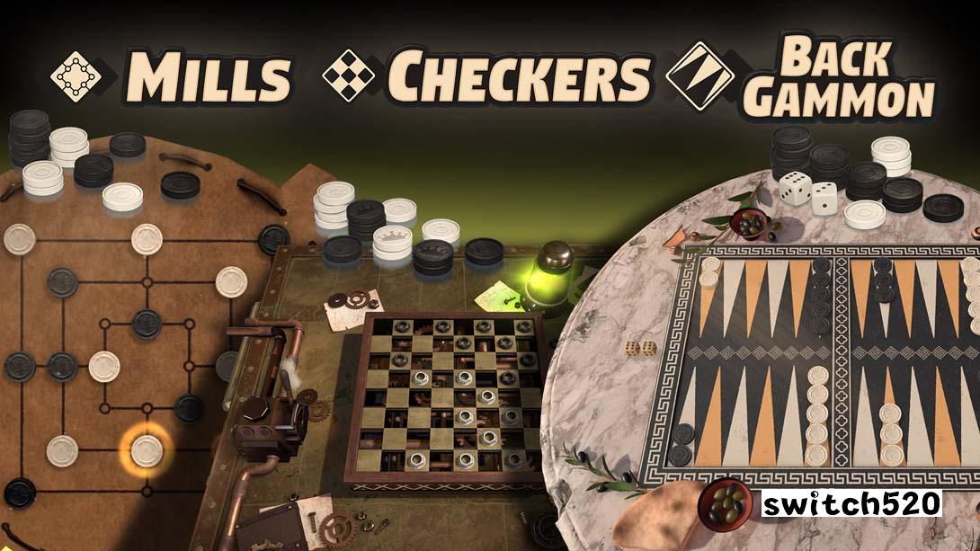 三合一游戏收藏双陆棋+跳棋+米尔斯 .Backgammon + Checkers + Mills_Switch游戏_任天堂switch游戏下载_ns游戏下载_switch游戏下载_大气层游戏_TX游戏_xci游戏_nsp游戏_nsz游戏_switch金手指_ns金手指mod_任天堂游戏修改_switch520_Switch2_switch游戏下载_switch520_0
