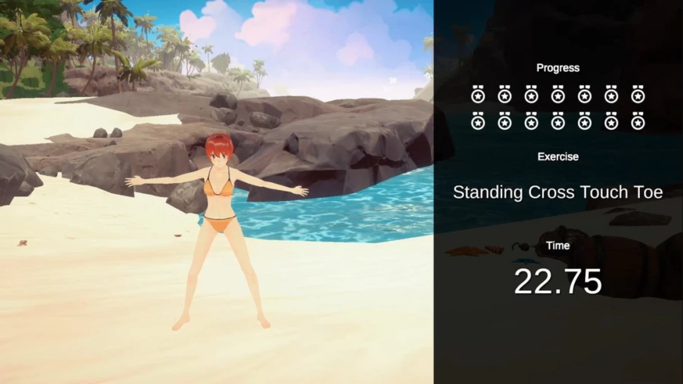 动漫健身 夏日汗水 Anime Fitness - Summer Sweat_Switch英语游戏_NSP下载_运动冒险休闲动作_switch游戏下载_switch520_3