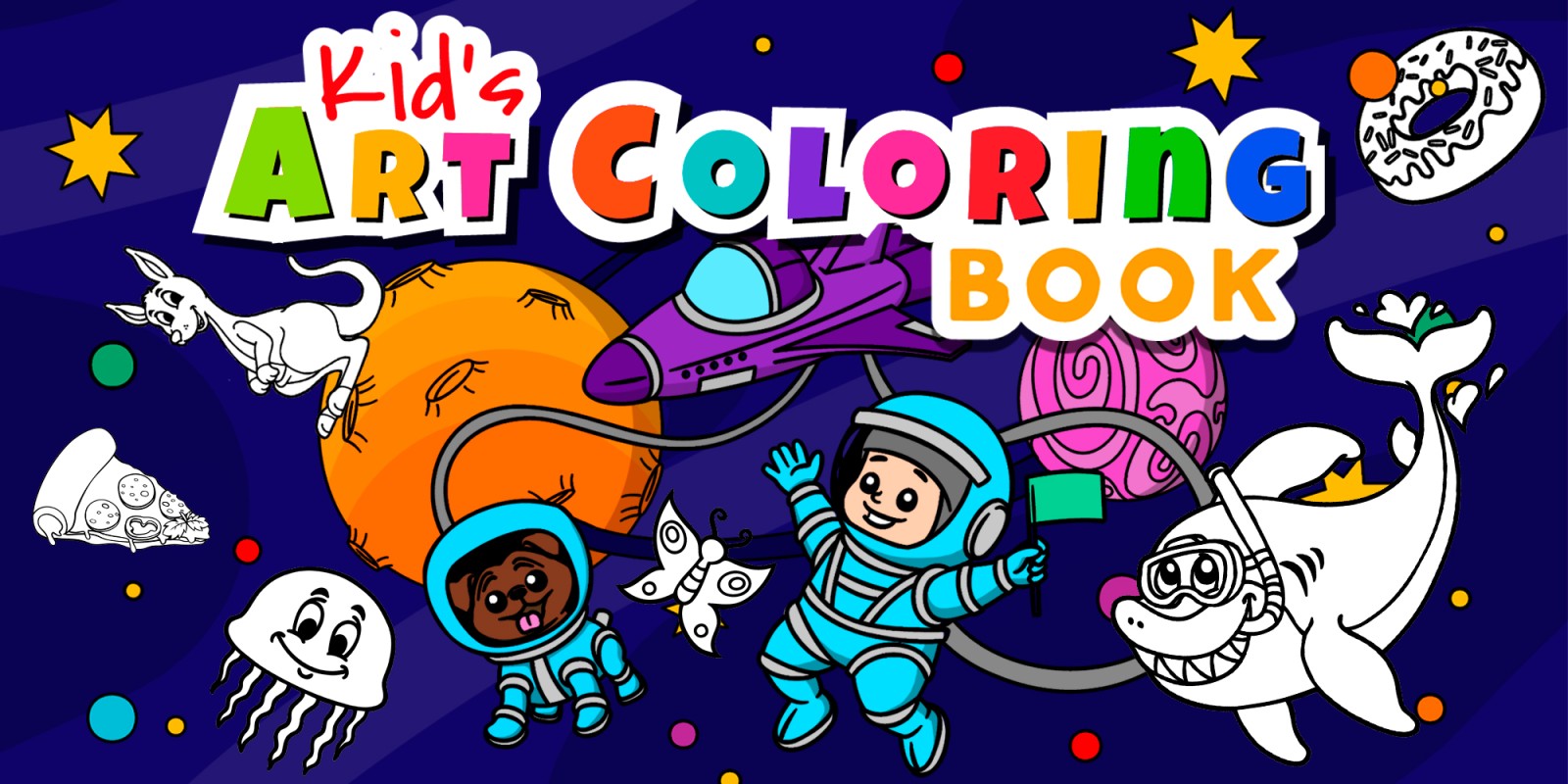 switch520游戏_儿童艺术画册_Kid’s Art Coloring Book_0