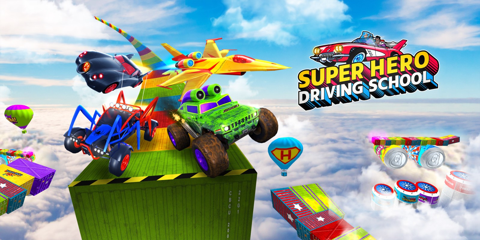 switch520游戏_超级英雄驾校_Super Hero Driving School_0
