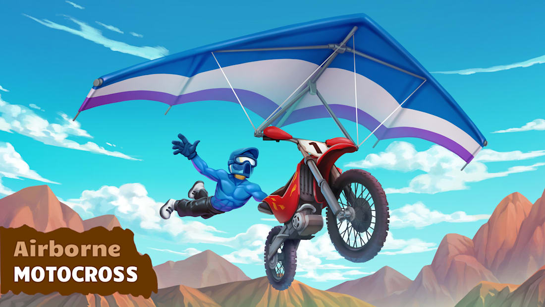 switch520游戏_空降越野摩托车游戏_Airborne Motocross_0