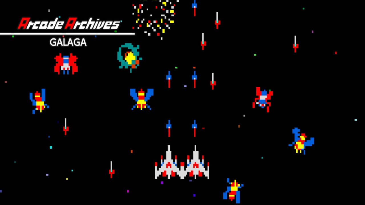 switch520游戏_街机博物馆：大蜜蜂_Arcade Archives GALAGA_0