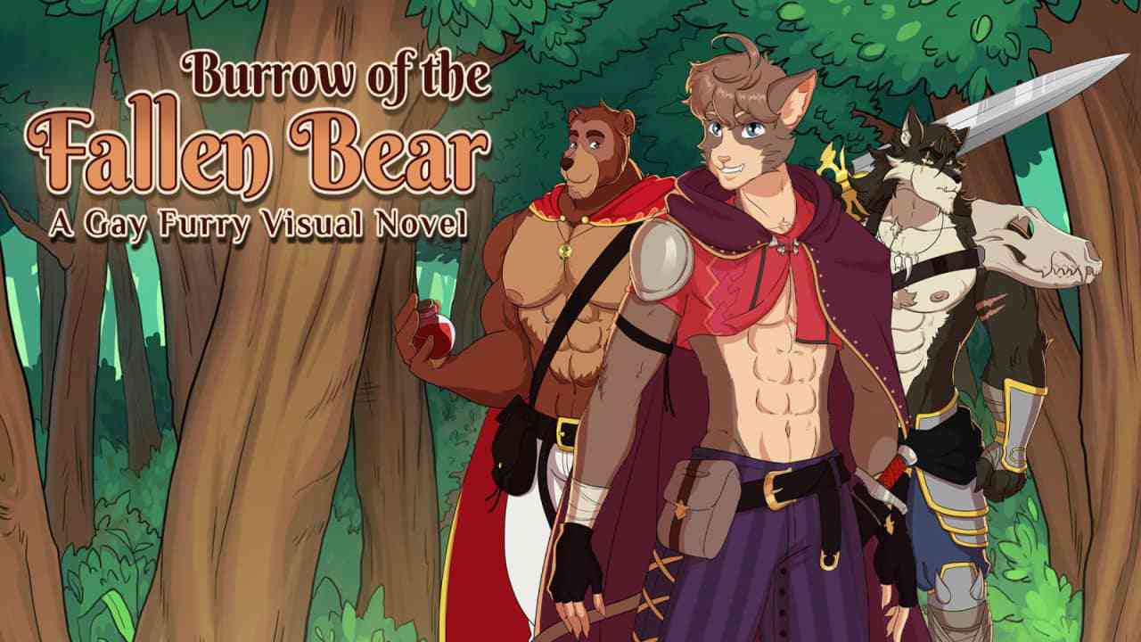 switch520游戏_堕落熊的洞穴_Burrow of the Fallen Bear: A Gay Furry Visual Novel_0