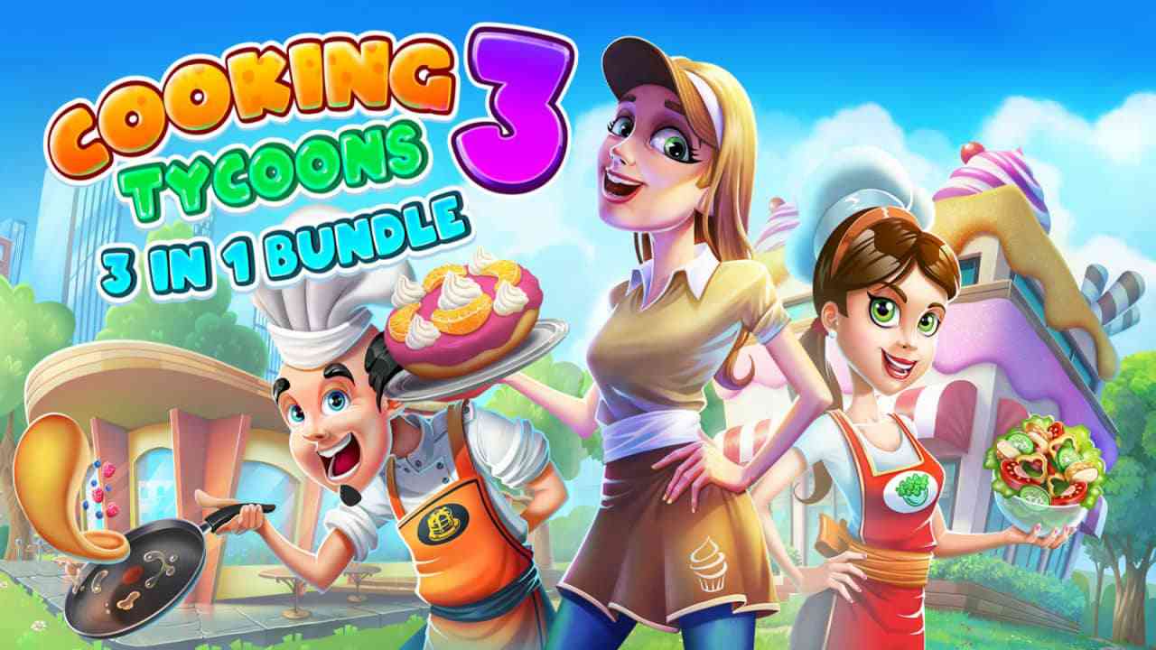 switch520游戏_烹饪大亨3：3合1_Cooking Tycoons 3: 3 in 1 Bundle_0