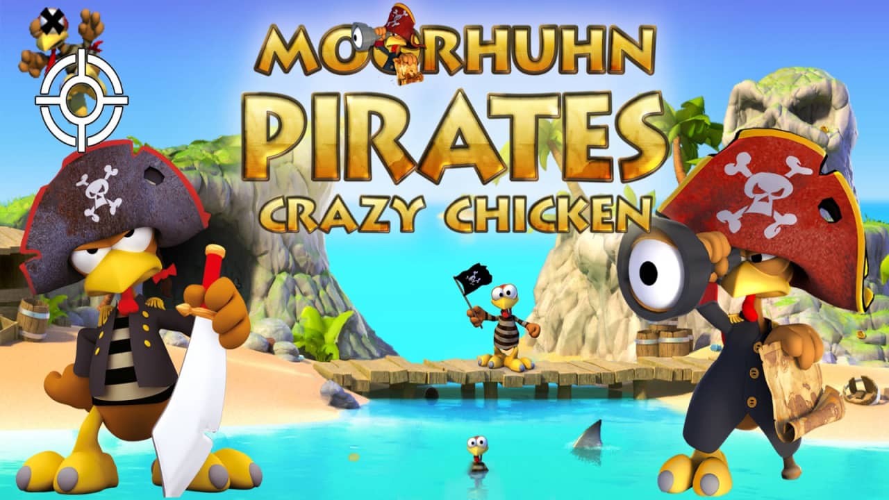 switch520游戏_莫尔胡恩海盗：疯狂的鸡肉海盗_Moorhuhn Pirates – Crazy Chicken Pirates_0
