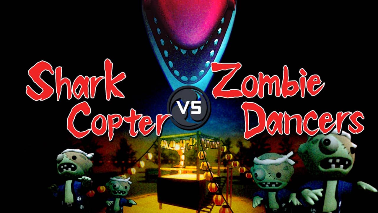switch520游戏_鲨鱼直升机VS霹雳舞僵尸_Shark Copter vs. Zombie Dancers_0