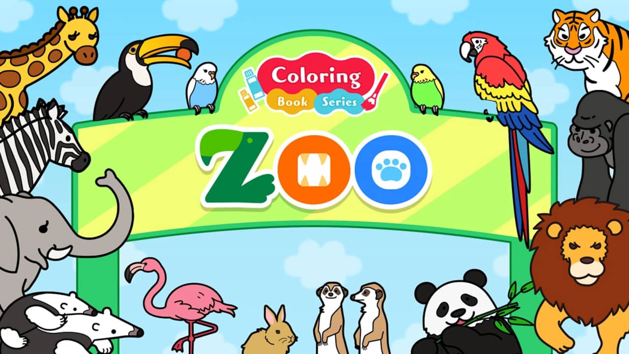 switch520游戏_来玩着色画吧 动物园_Coloring book series Zoo_0
