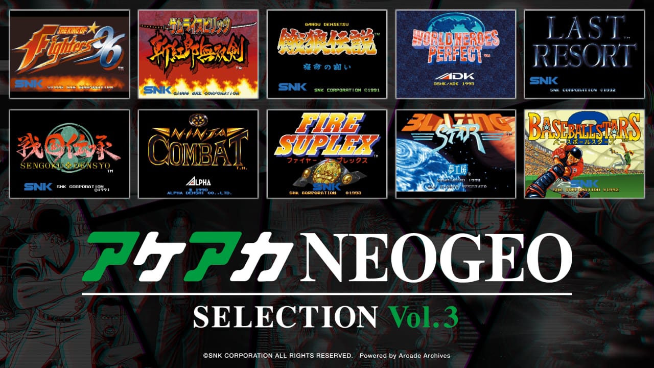 switch520游戏_ACA NEOGEO精选集vol.3_ACA NEOGEO SELECTION Vol.3_0
